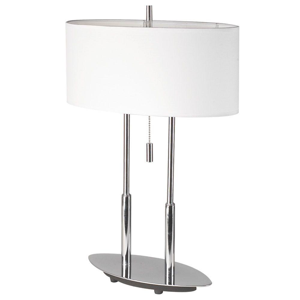Radionic Hi Tech Requin 20 in. Polished Chrome Table LampTL_DM2222PC