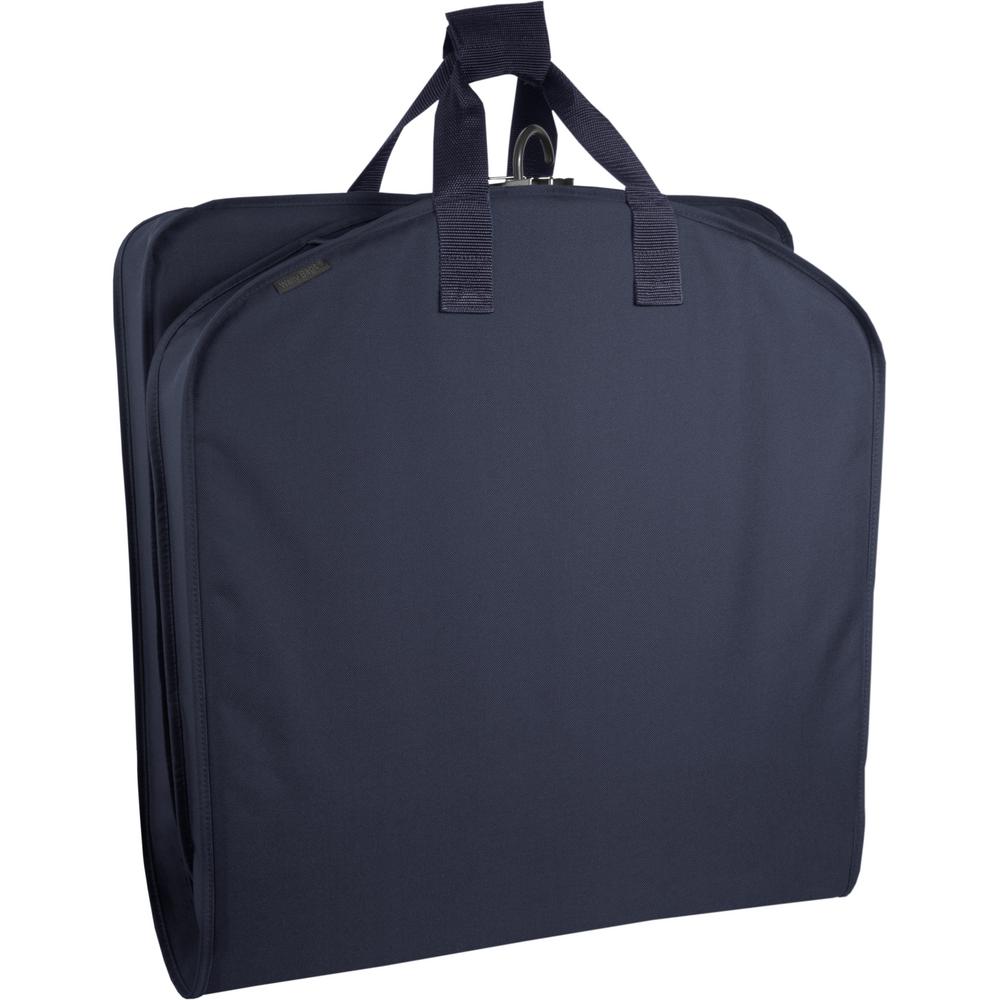 Wallybags 40 In Navy Suit Length Carry On Garment Bag 756 Nvy The Navy Suit Length Carry On Garment Bag