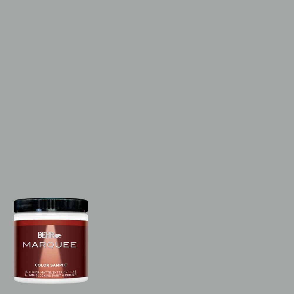 Behr Marquee 8 Oz Ppu25 04 Sharkskin Suit Matte Interior Exterior Ppu25 04 Sharkskin Suit Matte Interior Exterior Paint And Primer In One Sample