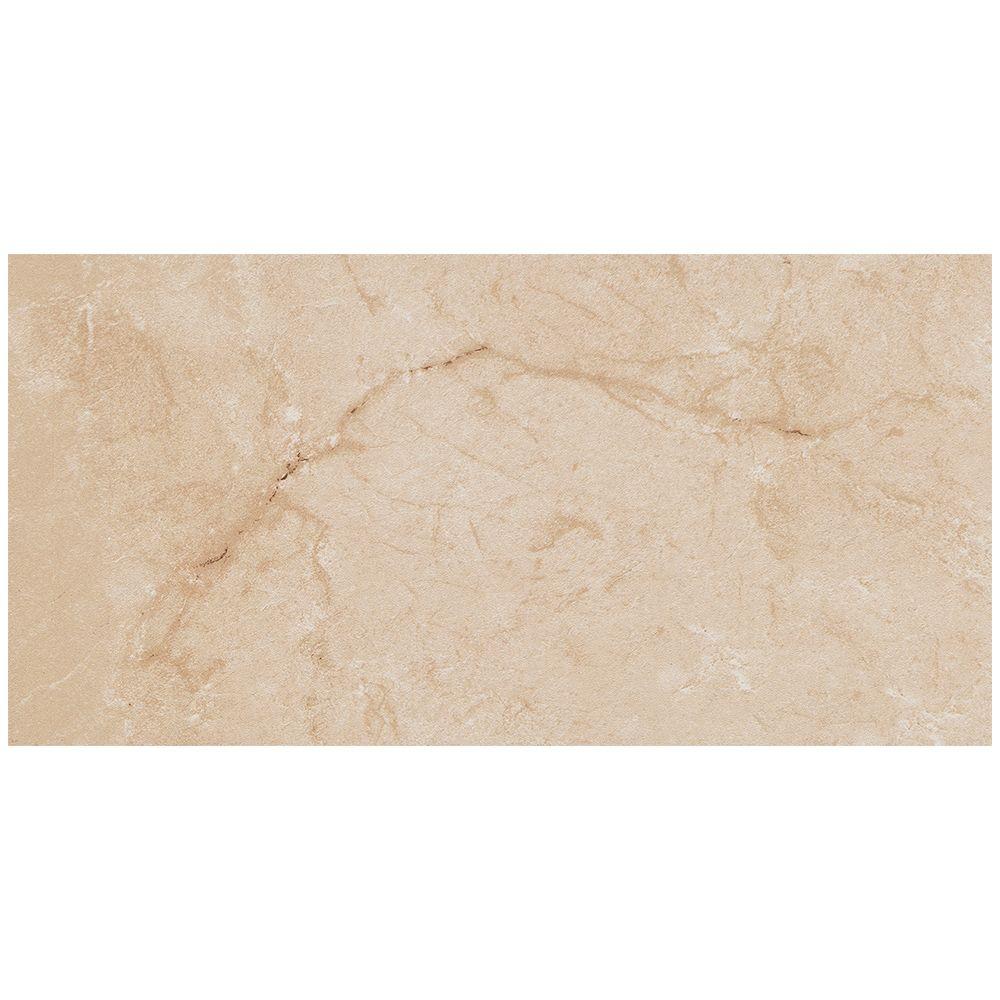 12x24 Porcelain Tile The Home Depot Vitaelegante Crema 12 In X 24 Porcelain Floor And Wall Tile