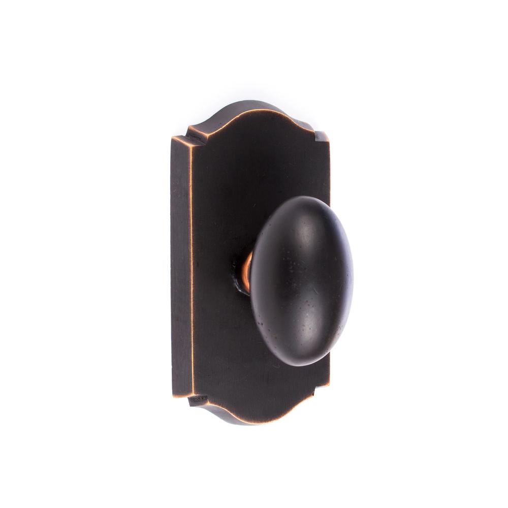 Sure Loc Hardware Vintage Bronze Rustic Slick Rock Dummy Door Knob