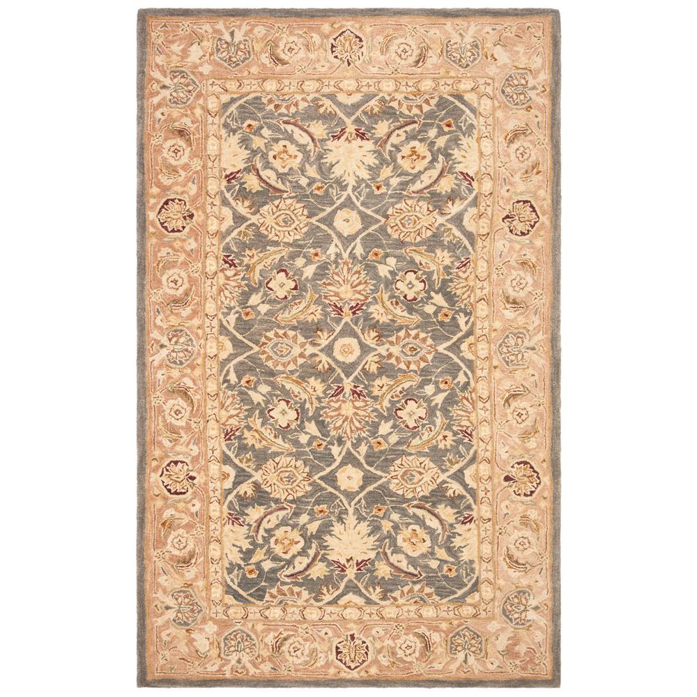 Safavieh Anatolia Teal Blue Taupe 4 Ft X 6 Area Rug