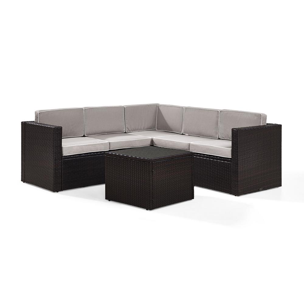Palm Harbor 6pc All-Weather Wicker Patio Seating Set - Crosley
