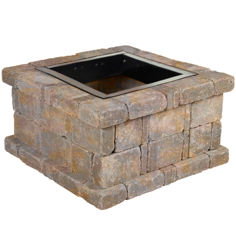 Red Square Fire Pits Outdoor Heating The Home Depot