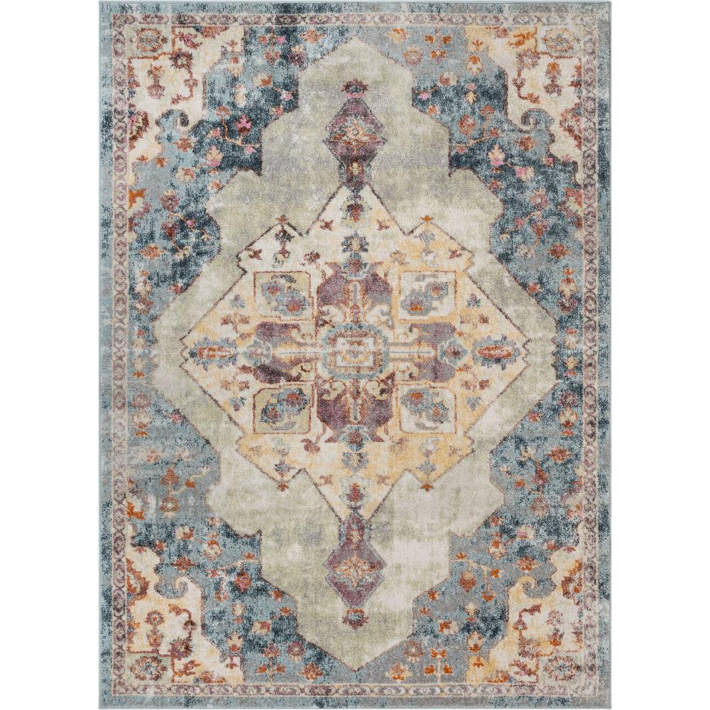 Well Woven Rodeo Mesilla Light Blue Vintage Bohemian Aztec Tribal 7 Rodeo Mesilla Light Blue Vintage Bohemian Aztec Tribal 7 Ft 10 In X 9 Area Rug