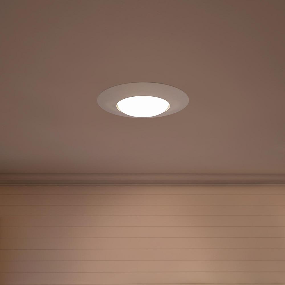 Halo 301 Series 6 In White Recessed Ceiling Light Open Splay Trim