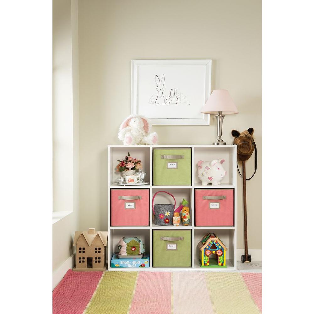 Closetmaid 10 5 In W X 11 In H X 10 5 In D Pink Fabric Drawer