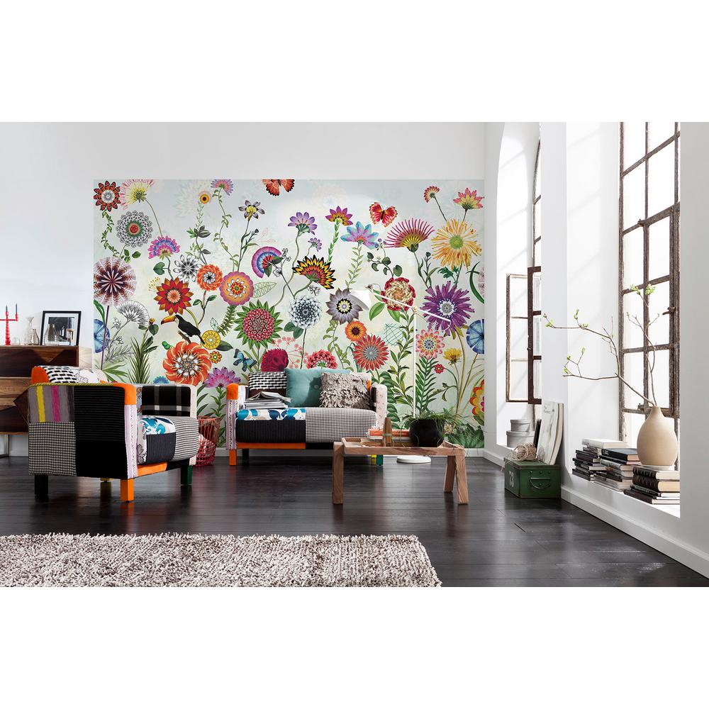 Komar Brazil Flowers Wall Mural8200 The Home Depot