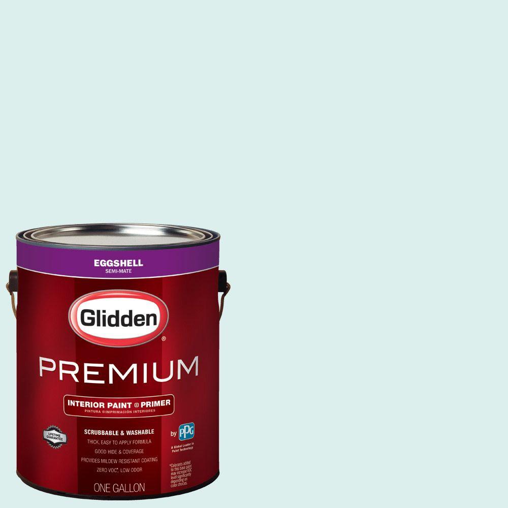 Glidden Premium 5 gal. #HDGB22U Alpine Air Aqua Eggshell Interior ...