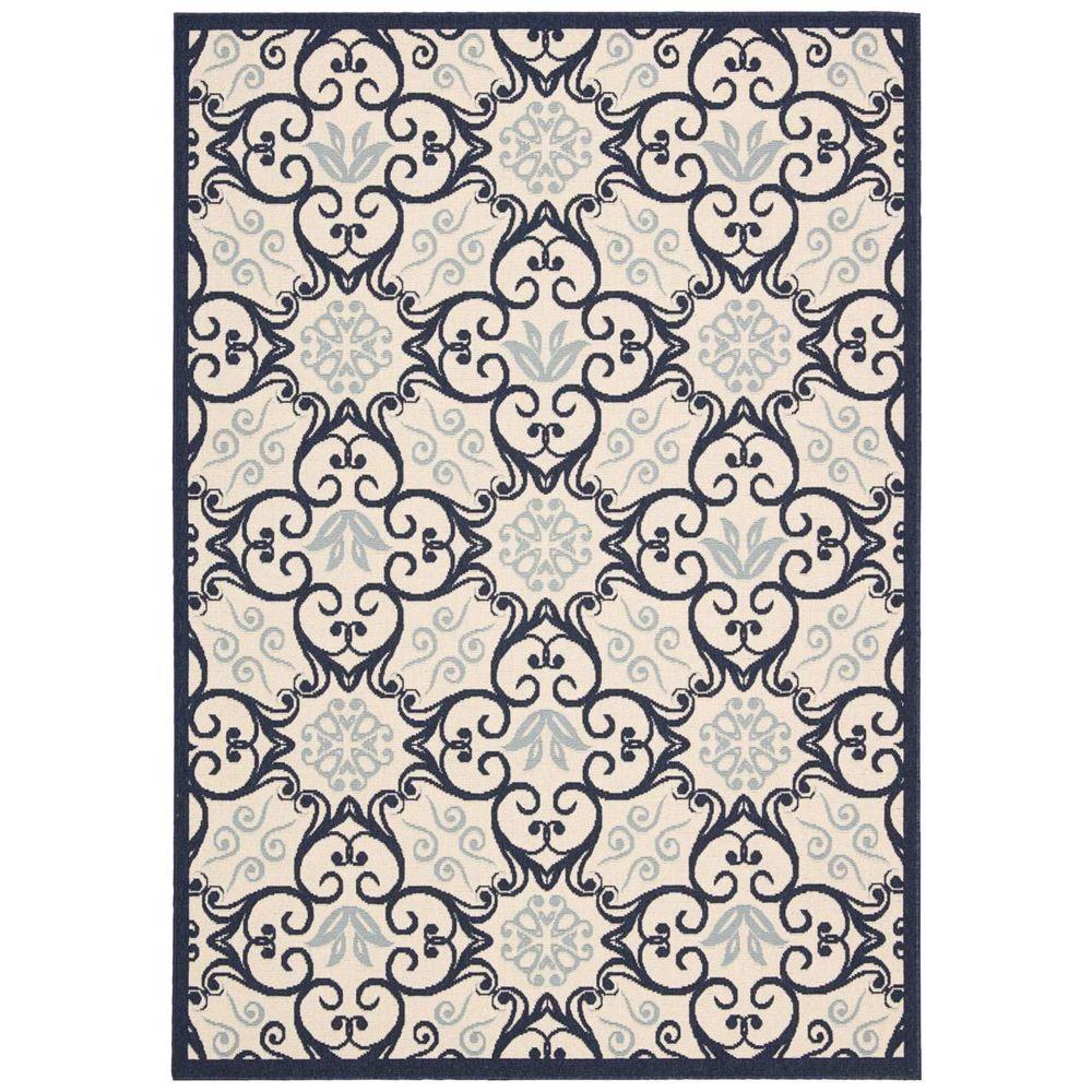 5 X 7 Nourison Outdoor Rugs The Home Depot Indoor Outdoor Area Rug