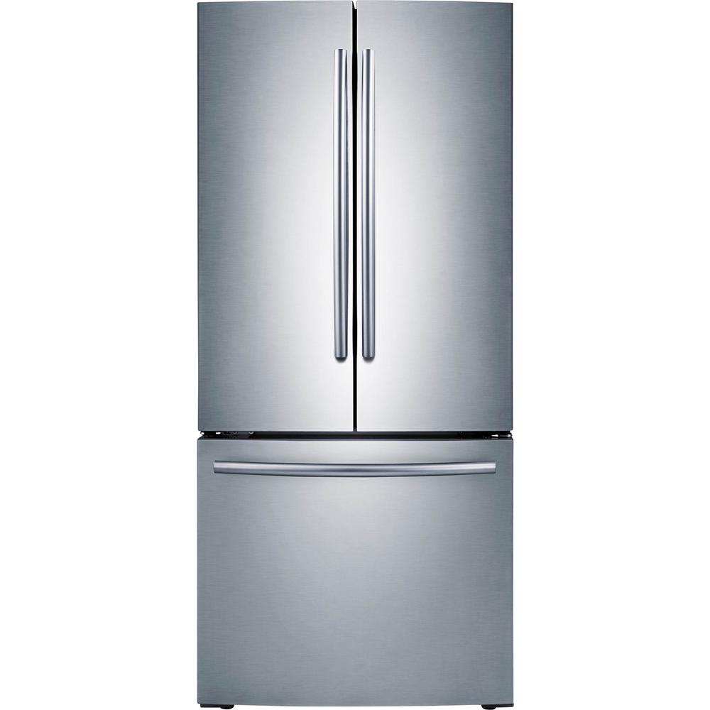 Samsung 30 in. W 21.8 cu. ft. French Door Refrigerator in Stainless Steel