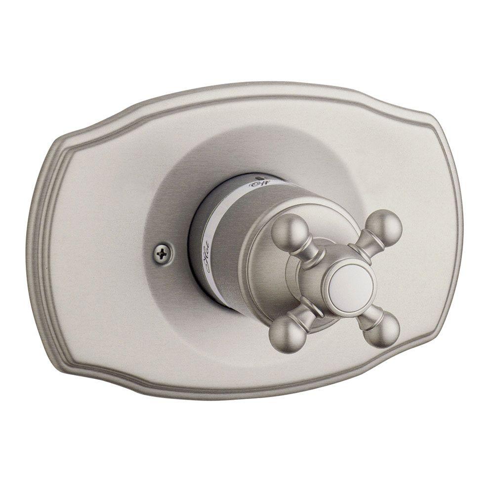 EAN 4005176813092 product image for GROHE Geneva Cross Single Handle Pressure Balance Valve Trim Kit in Brushed Nick | upcitemdb.com