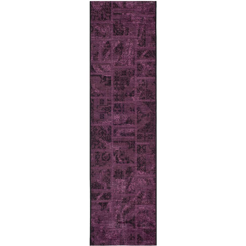 Safavieh Palazzo Black Purple 2 Ft X 7 Runner Rug Pal121 56c7 Safavieh Palazzo Black Purple 2 Ft X 7 Runner Rug
