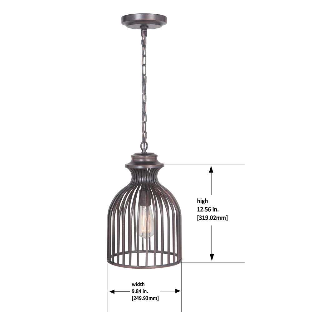 Worth Home Products Hardwired Pendant Series 1 Light Brushed Bronze With Cage Shade Pkw 8811 The Depot - Bronze Pendant Light Home Depot Worth Home Products Hardwired Pendant Series 1 Light Brushed Bronze With Cage Shade Pkw 8811 The Depot - Bronze Pendant Light Home Depot