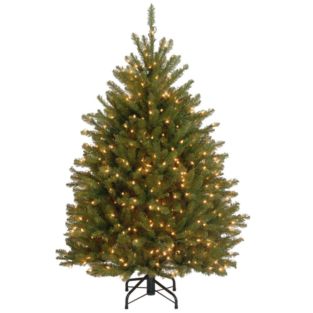 Home Accents Holiday 7.5 ft Dunhill Fir LED PreLit Artificial