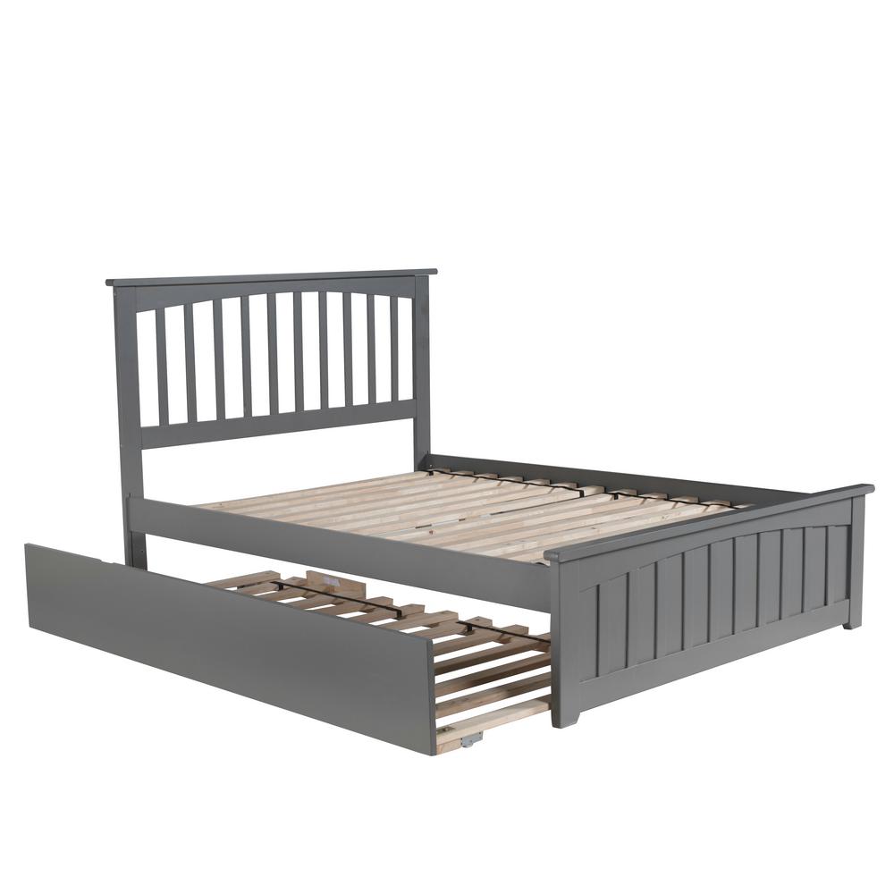 Atlantic Furniture Mission Full Platform Bed With Matching Foot Board ...