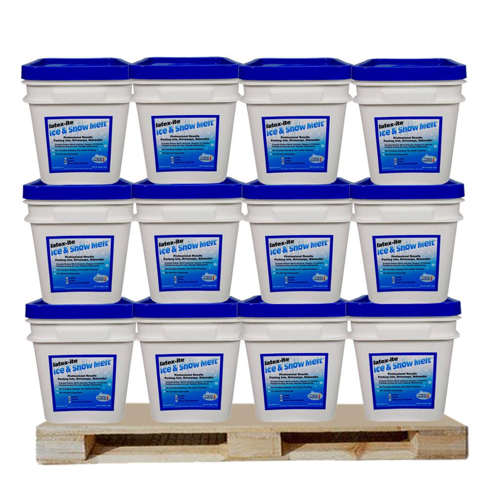 Latexite 30 lb. Pail Ice and Snow Melt (60 Pails per Pallet)12987P The Home Depot