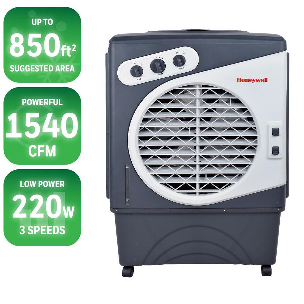 Honeywell 1540 CFM 3Speed Portable Evaporative Cooler for 850 sq. ft