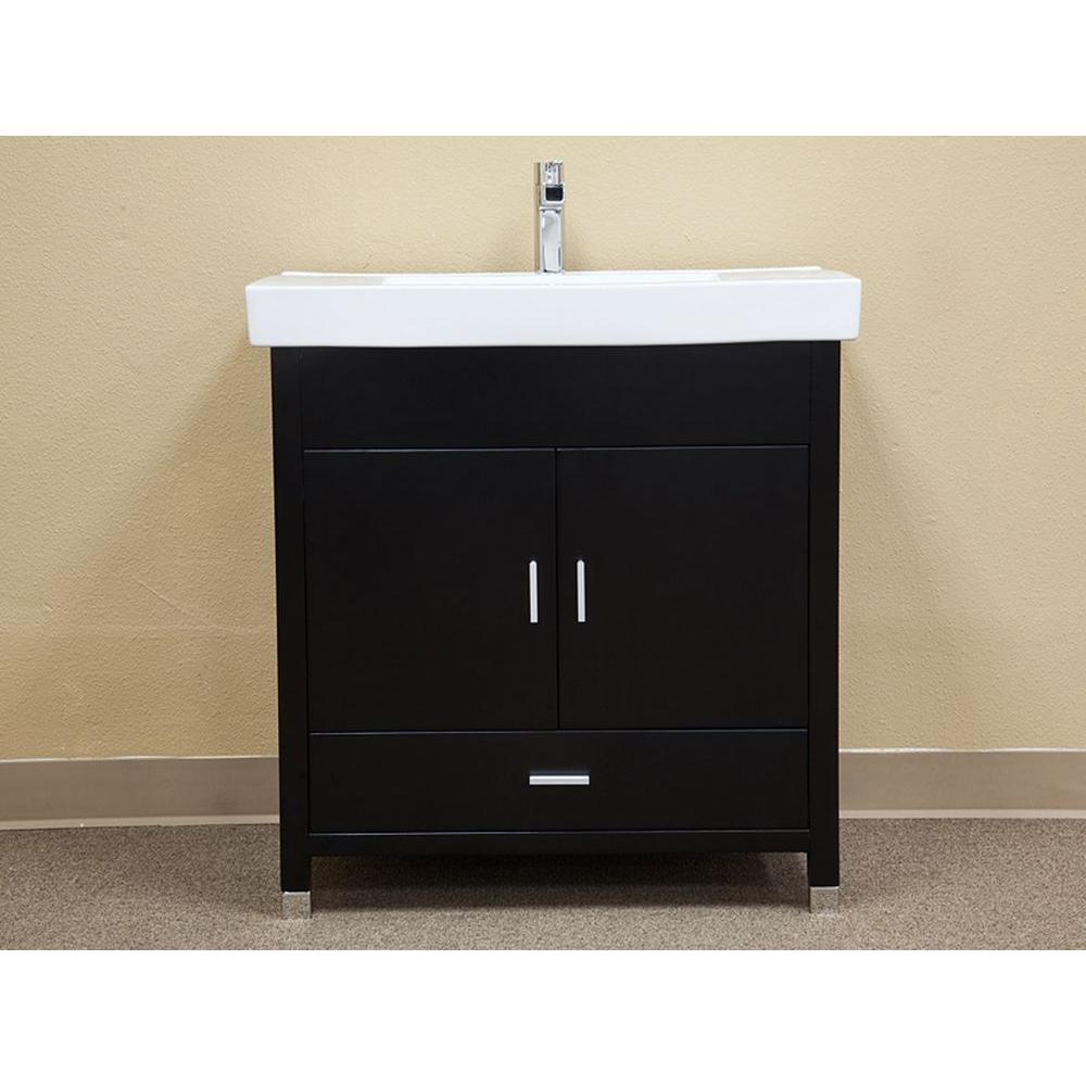Bellaterra Home Odessa S 32 In W Single Vanity Black With Bellaterra Home Odessa S 32 In W