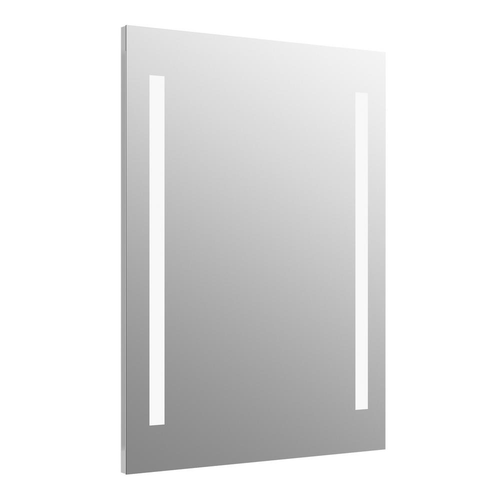 Kohler Verdera 24 In W X 33 H Lighted Mirror 99571 Tl Na The Home Depot - Kohler Led Bathroom Mirror Kohler Verdera 24 In W X 33 H Lighted Mirror 99571 Tl Na The Home Depot - Kohler Led Bathroom Mirror