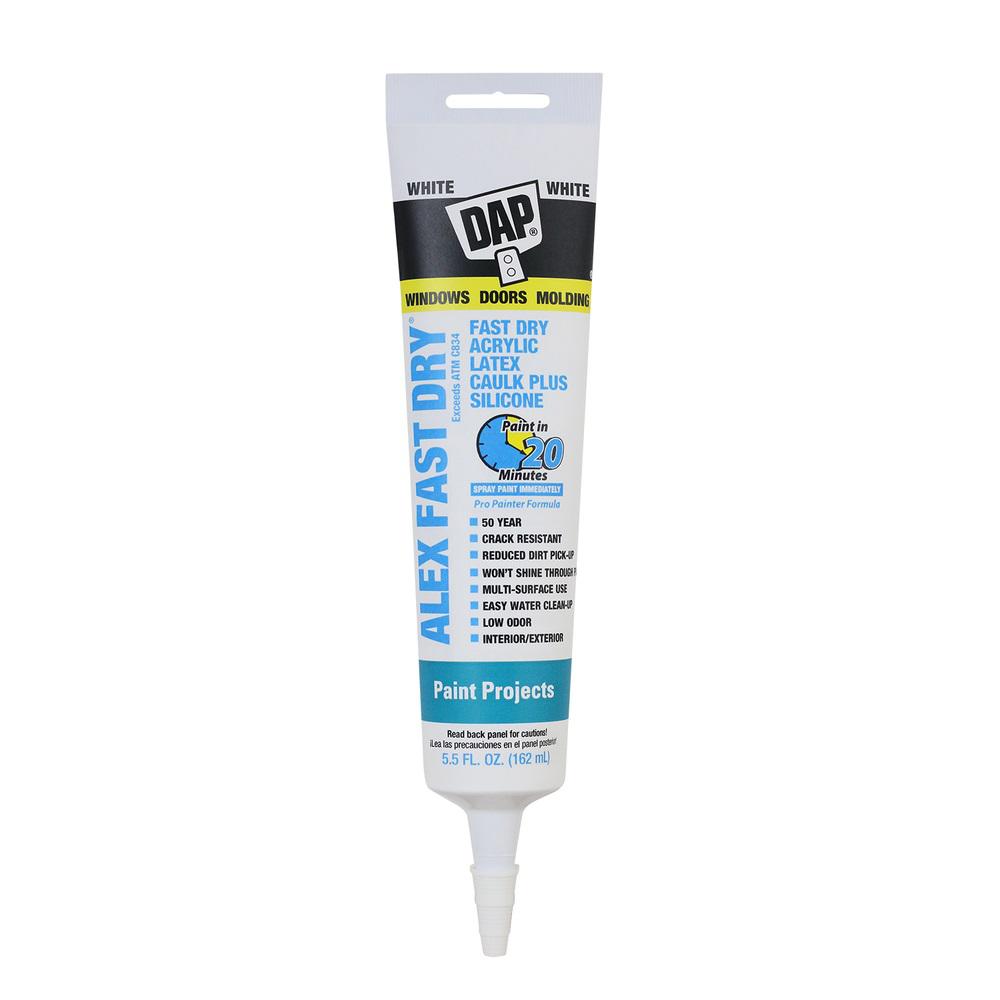 Dap Alex Plus 10 1 Oz Clear All Purpose Caulk 18072 The Dap Alex Plus 10 1 Oz Clear All Purpose Caulk 18072 The