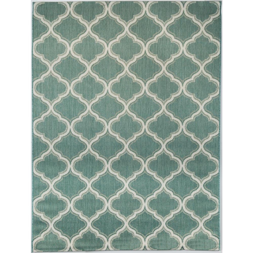 5 X 7 Hampton Bay Outdoor Rugs The Home Depot Trellis