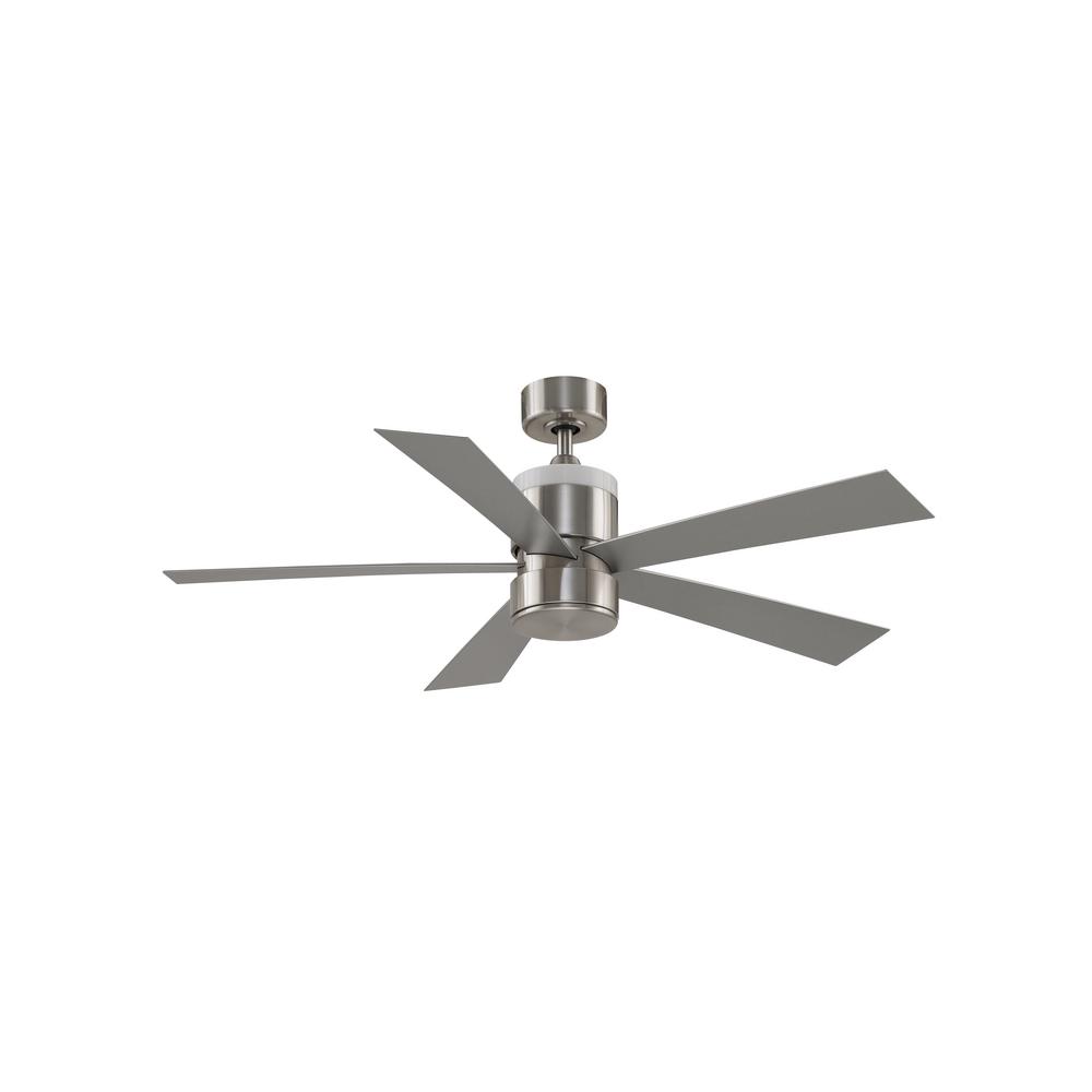 Fanimation Torch 52 In Integrated Led Brushed Nickel Ceiling Fan Brushed Nickel Ceiling Fan