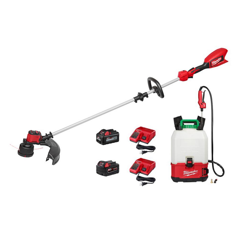 milwaukee string trimmer home depot