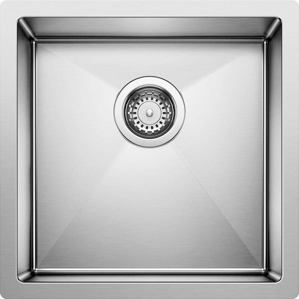 Blanco Precision Undermount Stainless Steel 17 in. Single ...