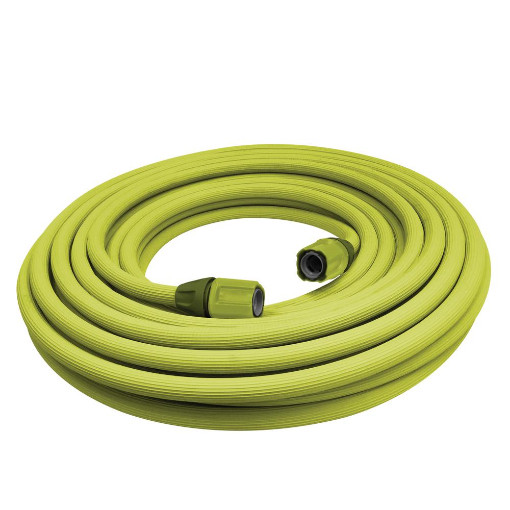 Sun Joe Garden Water Hose Heavy Duty Stainless Steel Metal Spiral 5//8 in x 50 ft