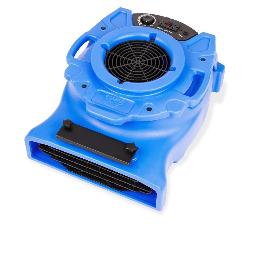 B Air 1 4 Hp Low Profile Blue Air Mover Blower Fan For Water