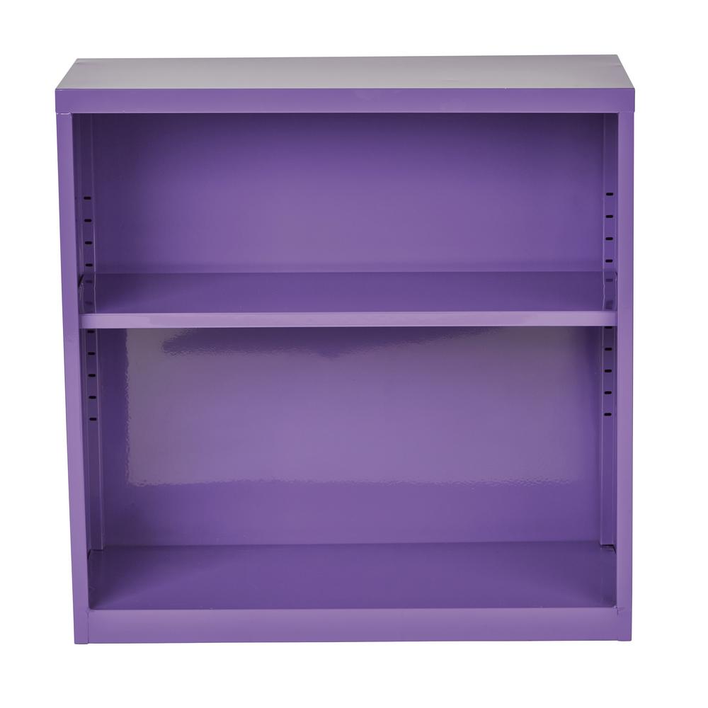 OSP Home Furnishings Metal Bookcase In Purple-HPBC512 - The Home Depot