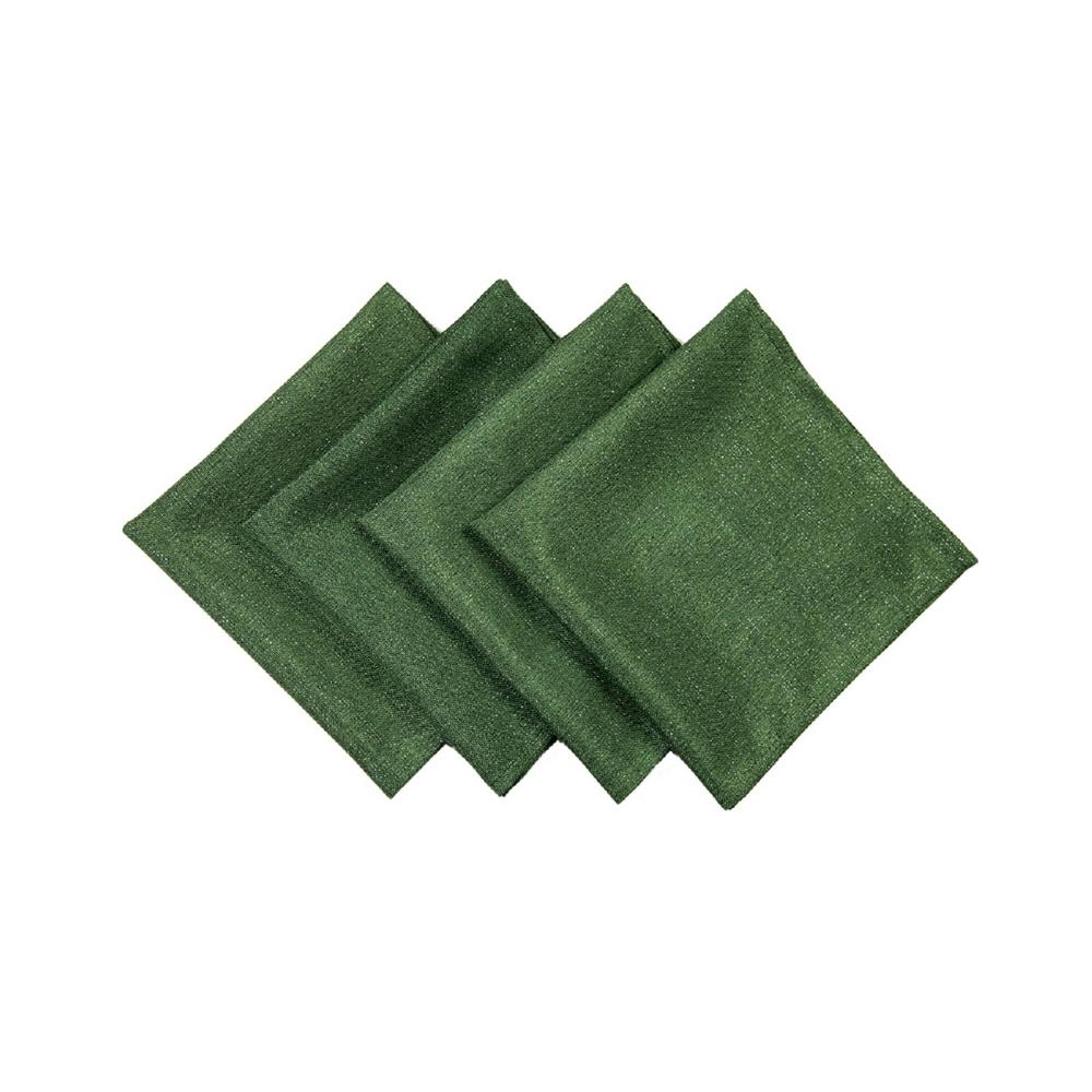 Manor Luxe 20 In X Pine Green Gala Glistening Easy Care Pine Green Gala Glistening Easy Care Solid