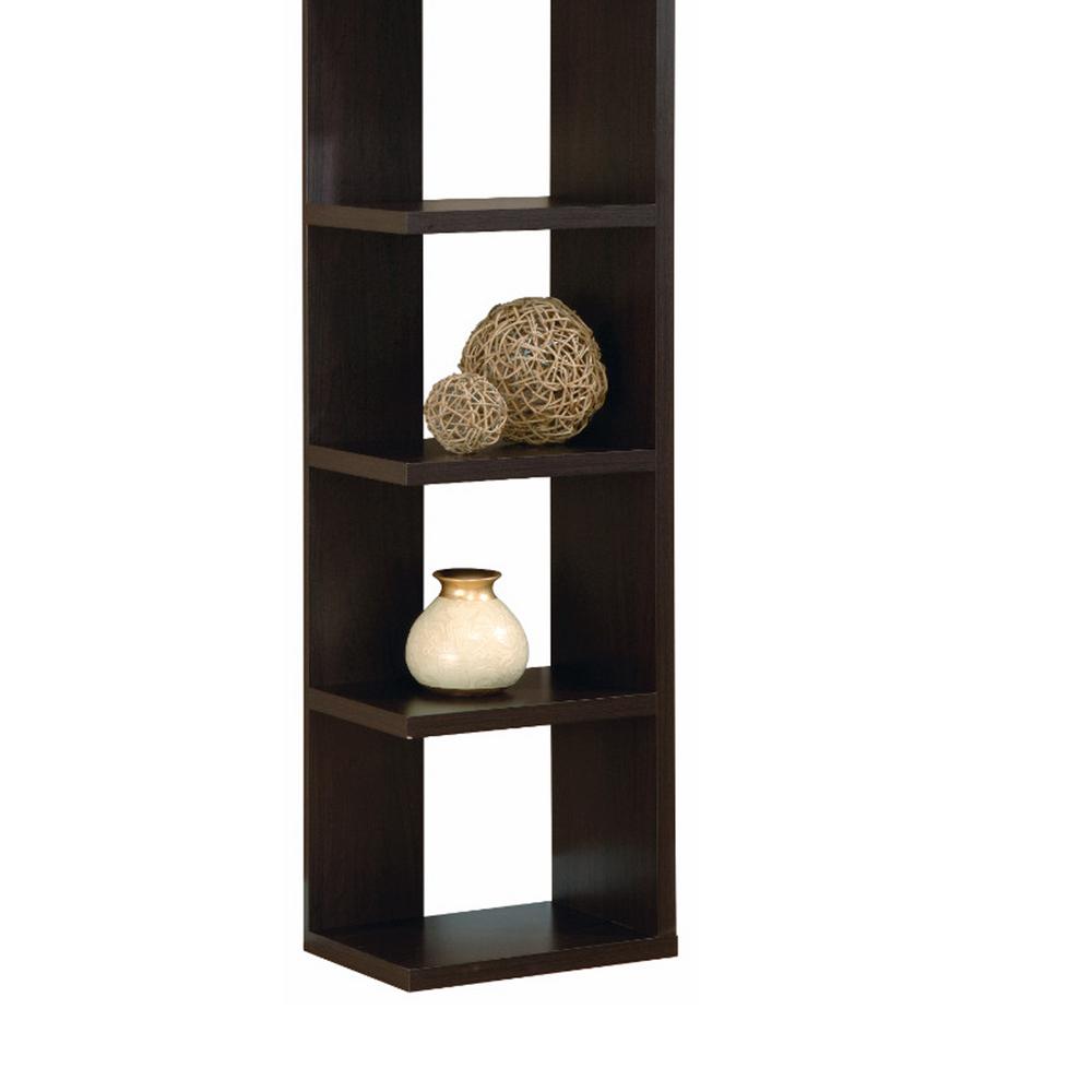 Benjara Simple And Stylish Brown Corner Display Cabinet Bm141945 Stylish Brown Corner Display Cabinet