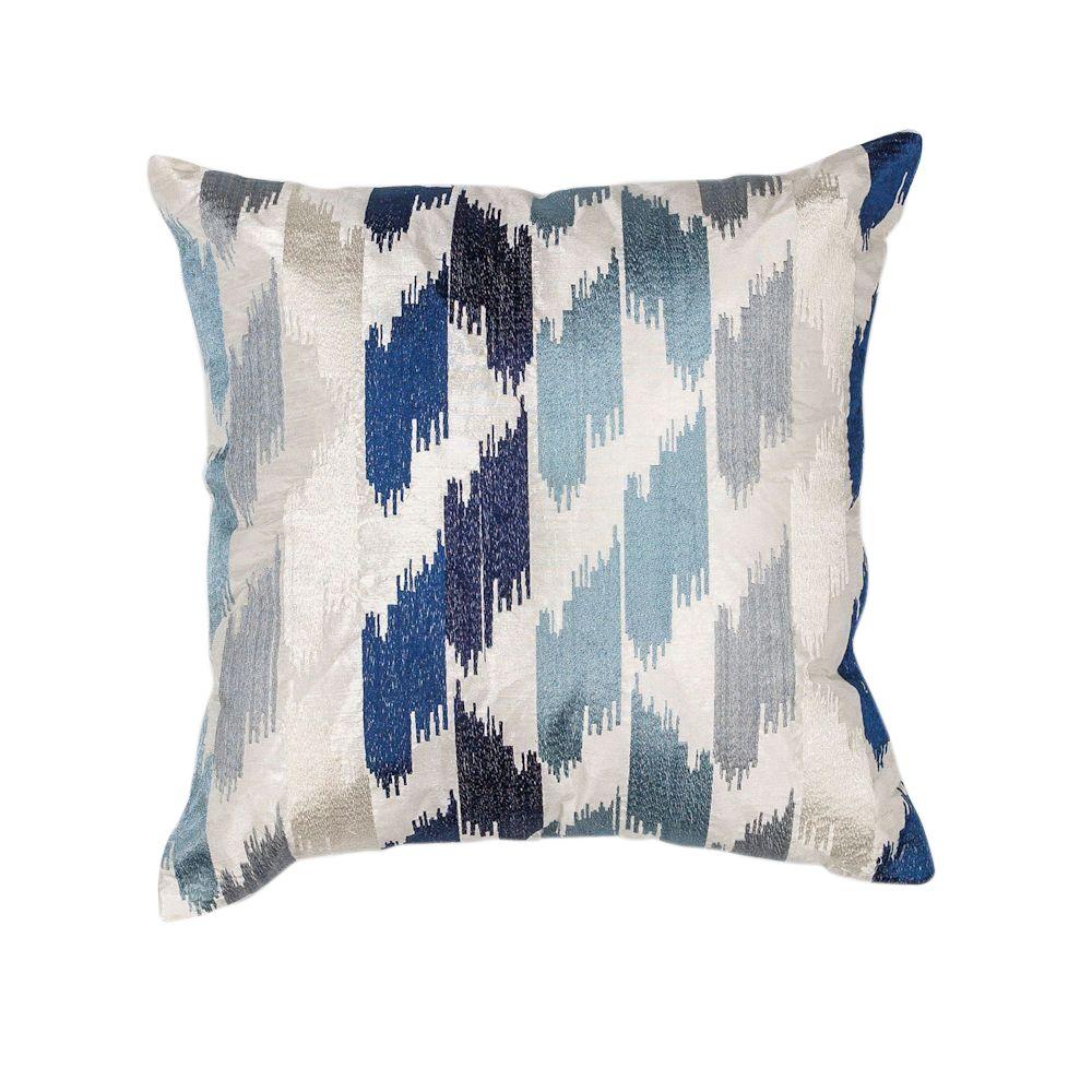 Kas Rugs Formal Stripe Gold Decorative Pillow PILL18418SQ The Home Depot