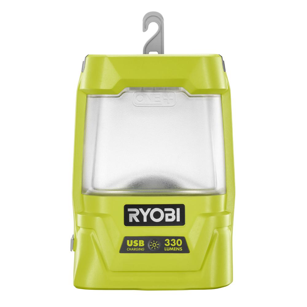 Ryobi Cordless Lantern Lamp 330 Lumen LED Light 18V One+ LiIon