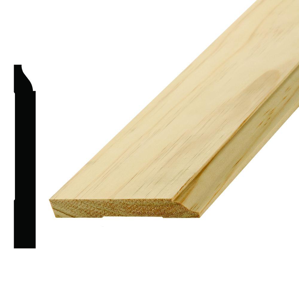 Pine Baseboard Moulding The Home Depot