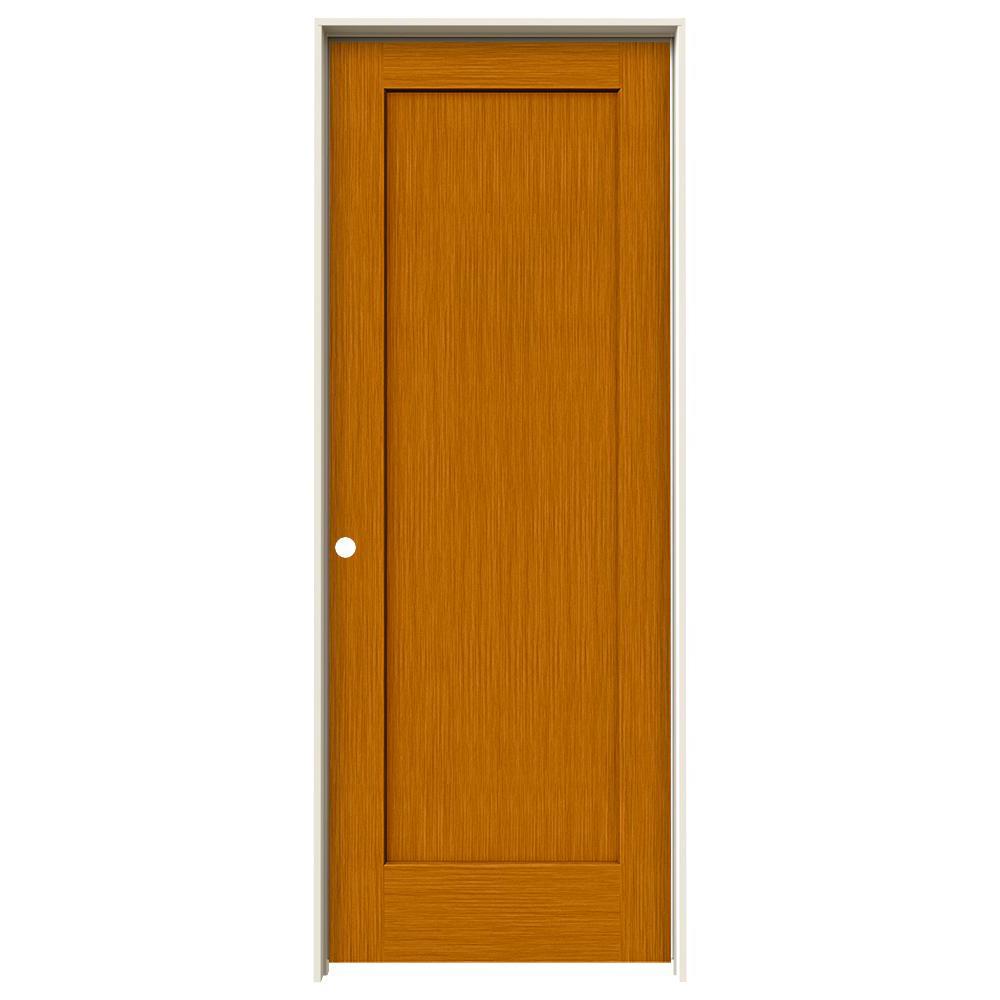 Jeld Wen 32 In X 80 In Madison Saffron Stain Right Hand Solid