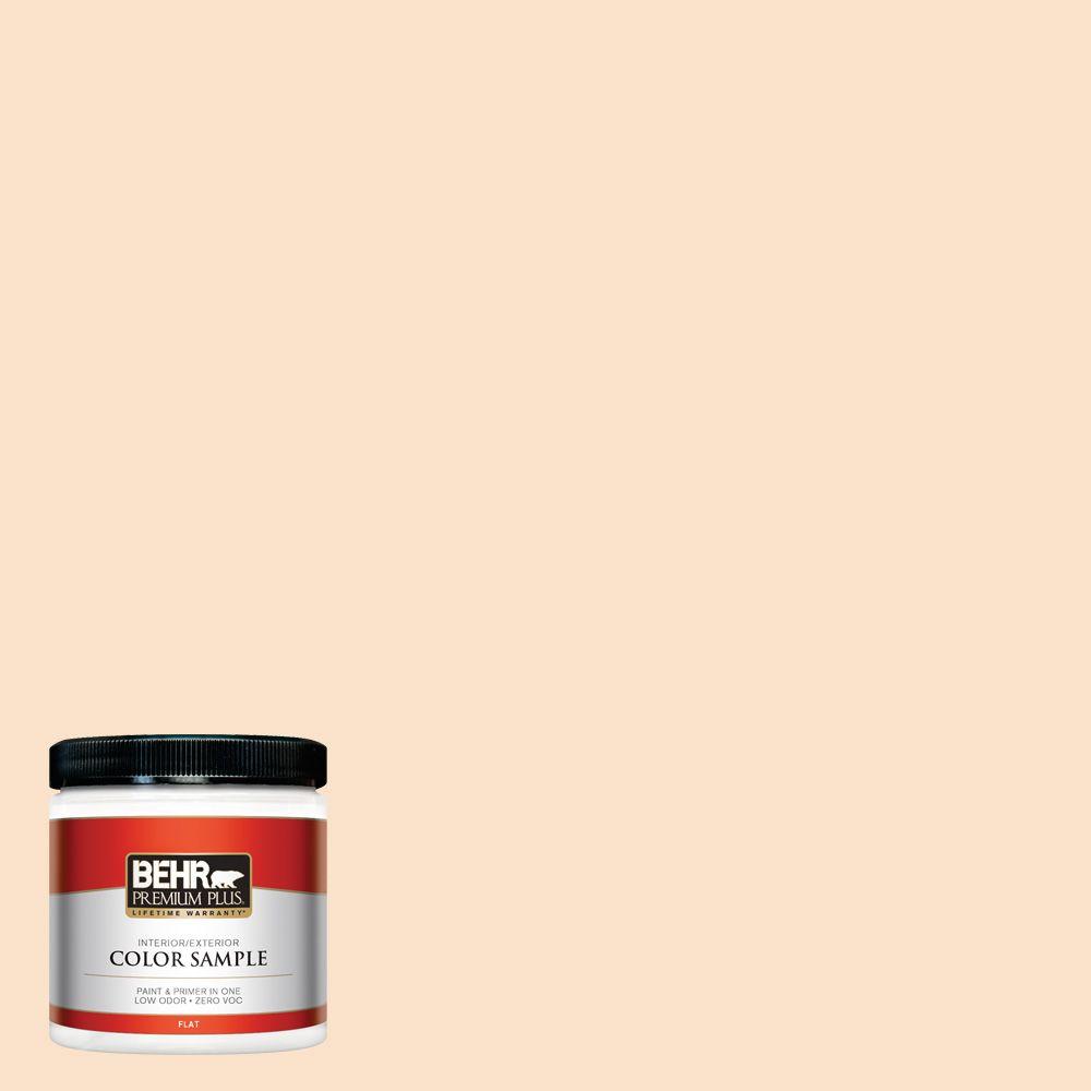 Behr Premium Plus 8 Oz 300c 2 Sand Dollar White Flat Interior 300c 2 Sand Dollar White Flat Interior Exterior Paint And Primer In One Sample