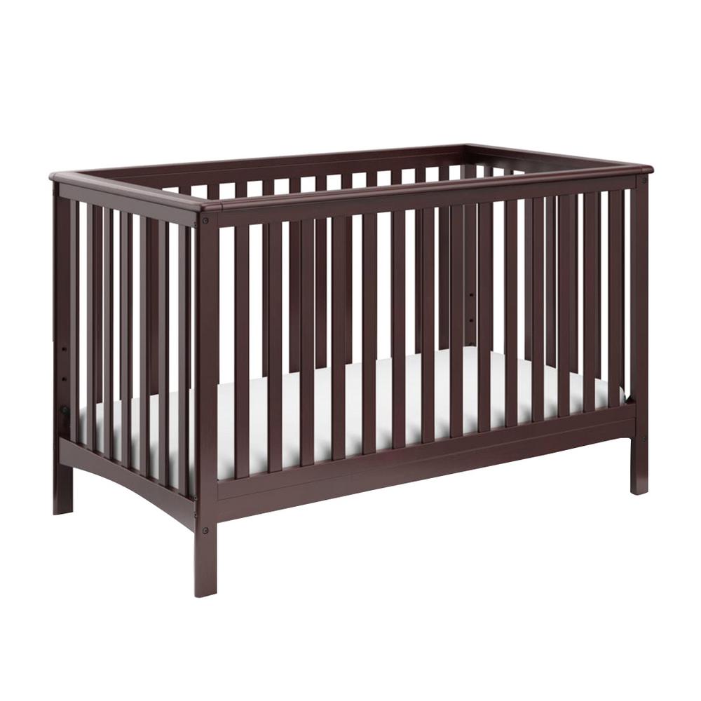 Storkcraft Alpine Espresso 4in1 Convertible Crib 04522 309 The