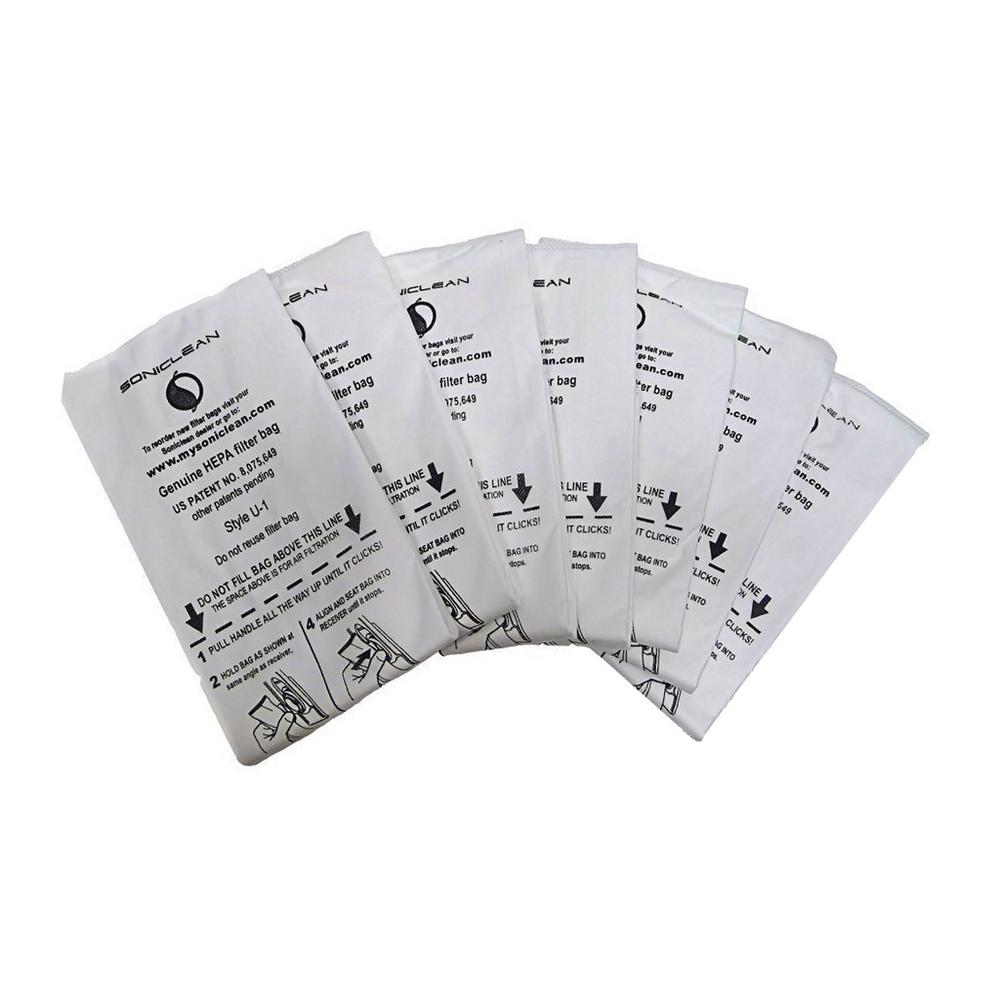 Soniclean Upright HEPA Vacuum Bags (7Pack)SUF05207 The Home Depot