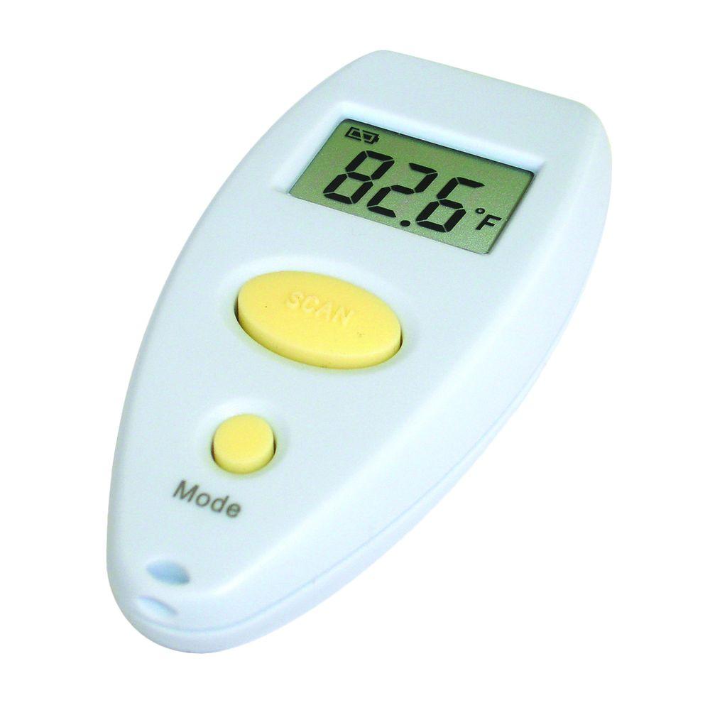 CDN White Digital Infrared Thermometer IN428 The Home Depot