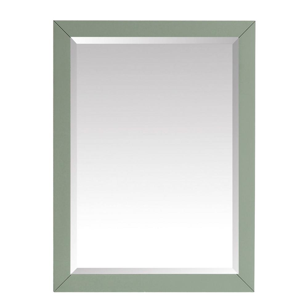 Home Decorators Collection Windlowe 24 in. x 32 in. Framed Mirror in Sea Green, Sea Green finish