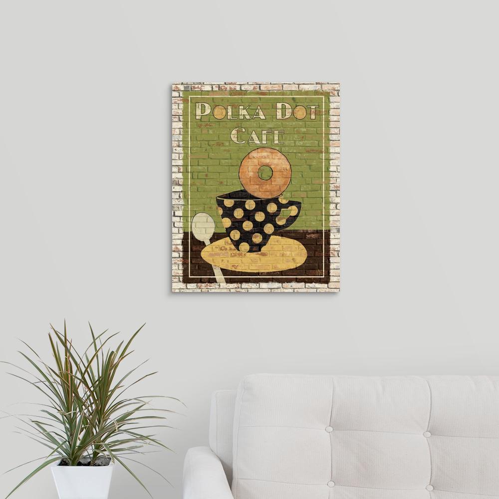 Greatcanvas Polka Dot Cafe By Avery Tillmon Canvas Wall Art Greatcanvas Polka Dot Cafe By Avery Tillmon Canvas Wall Art