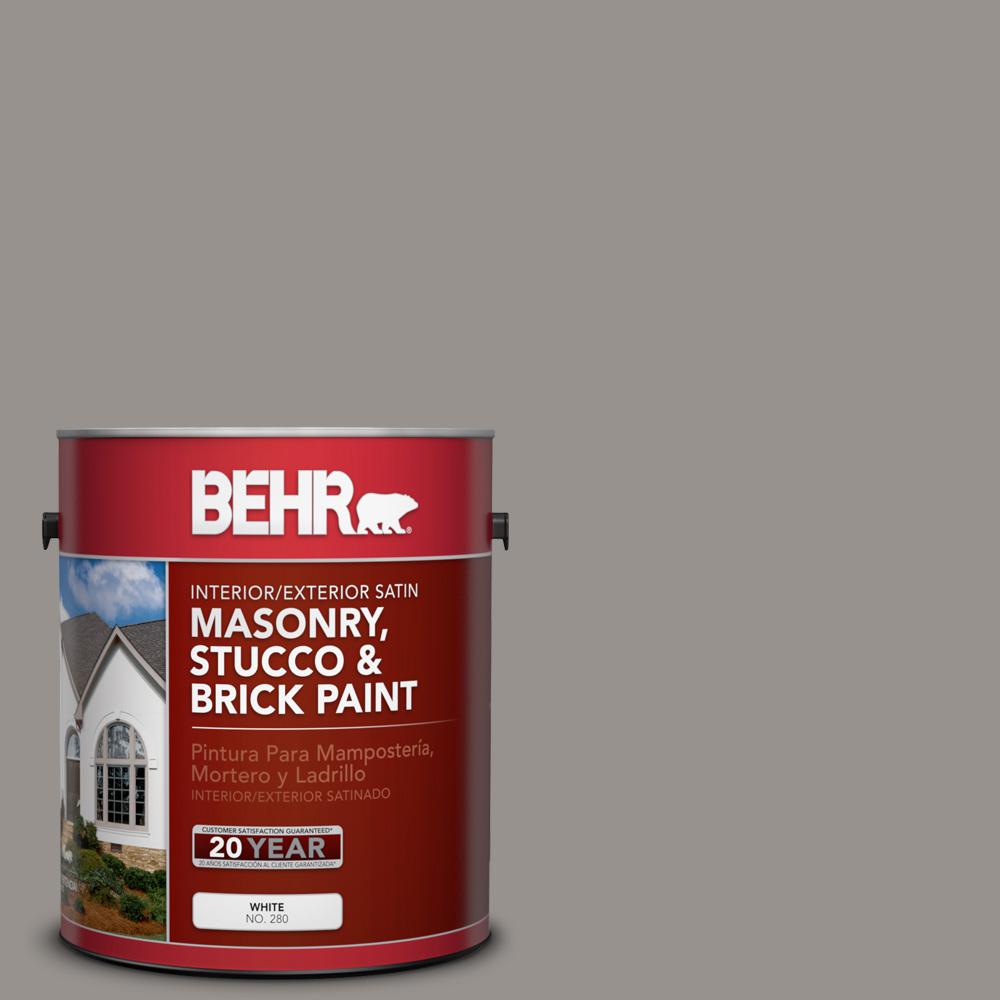 BEHR 1 gal. PPU1816 Elephant Skin Satin Interior/Exterior Masonry
