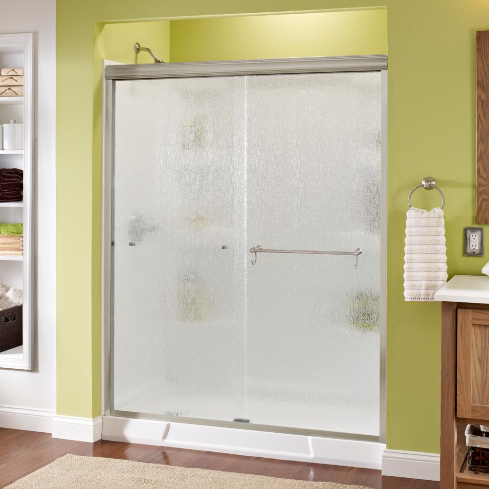 Delta Portman 60 in. x 70 in. SemiFrameless Sliding Shower Door in