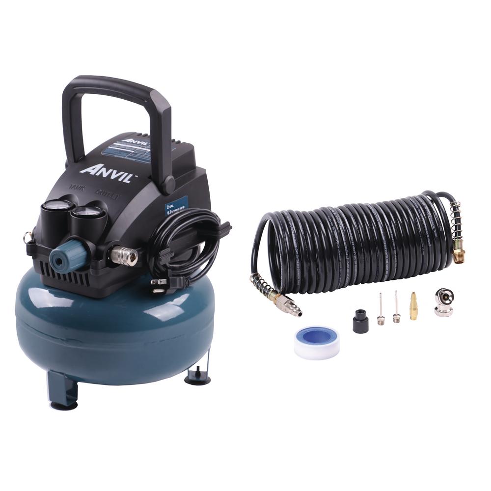 2G Pancake Air Compressor with 7-Piece Accessories Kit