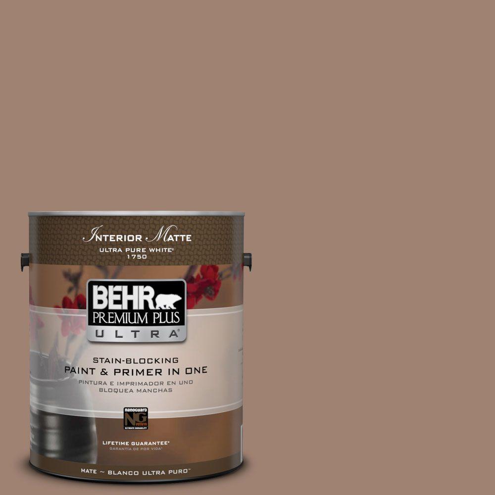 Behr Premium Plus Ultra 1 Gal Icc 71 Warm Nutmeg Matte Interior Icc 71 Warm Nutmeg Matte Interior Paint