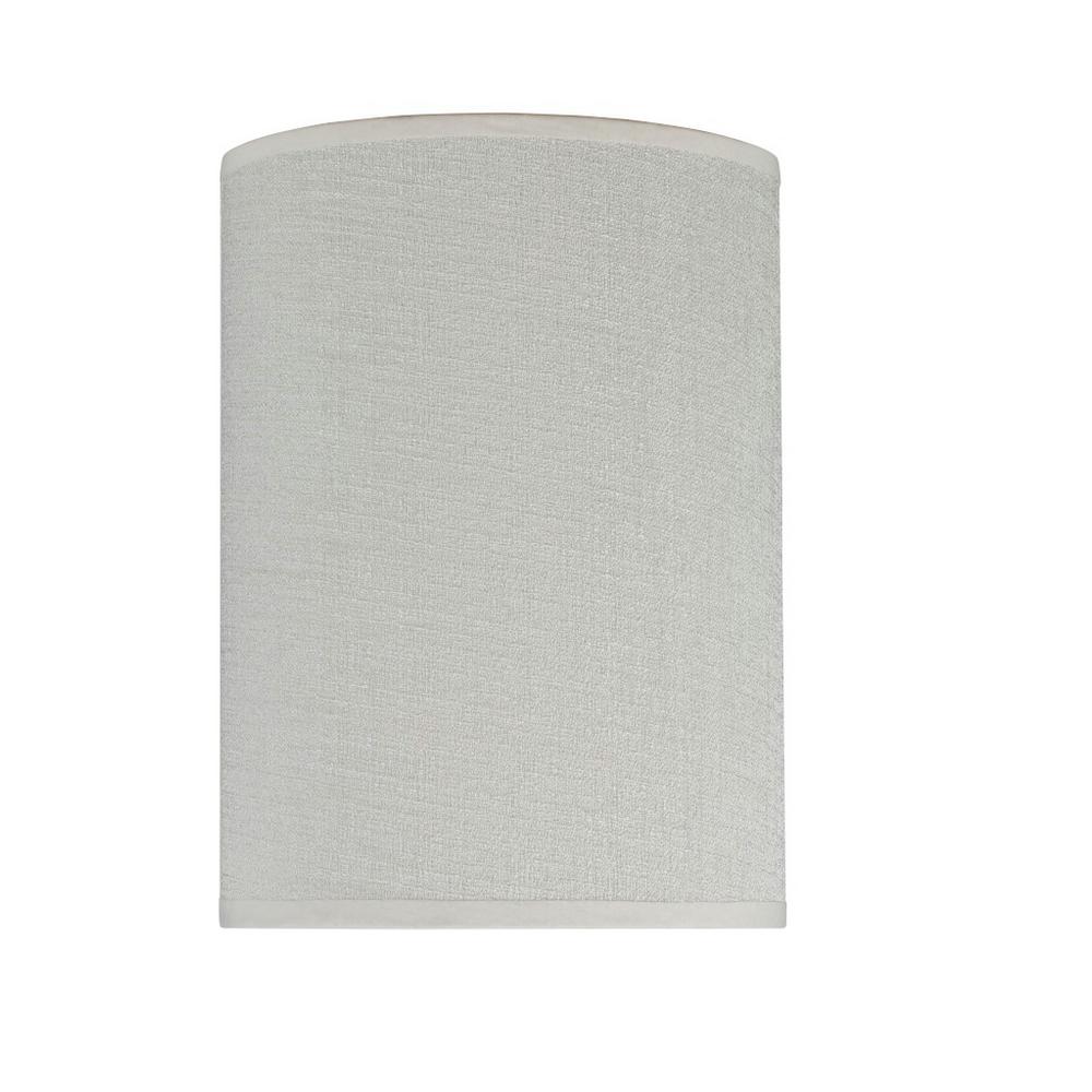 Aspen Creative Corporation 8 In X 11 Off White Hardback Drum Cylinder Lamp Shade Aspen Creative Corporation 8 In X 11 Off White Hardback Drum Cylinder Lamp Shade