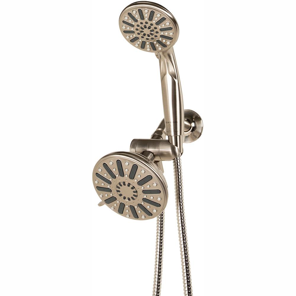 Glacier Bay 6Spray Hand Shower and Showerhead Combo Kit in Brushed Nickel8471000HC The Home